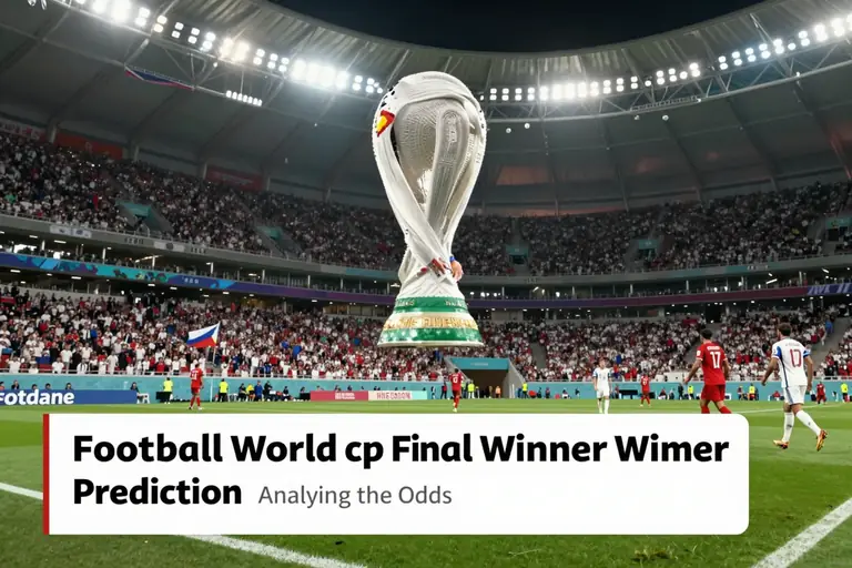 Football World Cup Final Winner Prediction: Analyzing the Odds and Strategies