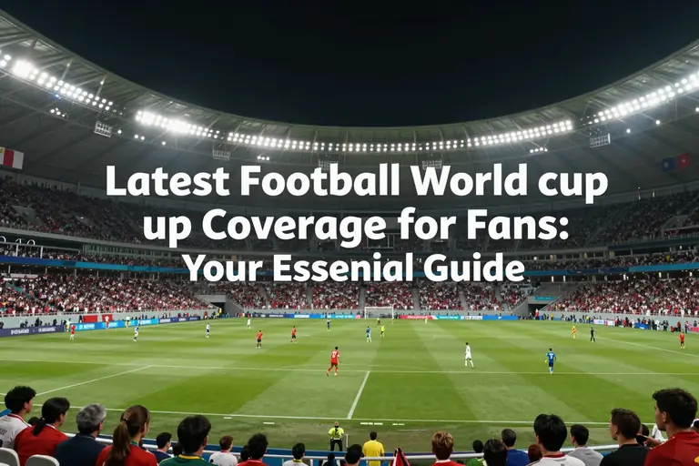 Latest Football World Cup Coverage for Fans: Your Essential Guide