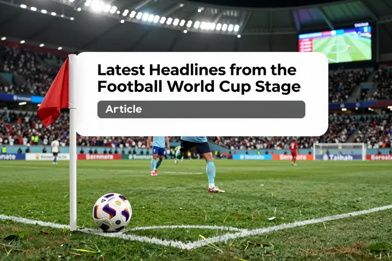Latest Headlines from the Football World Cup Stage