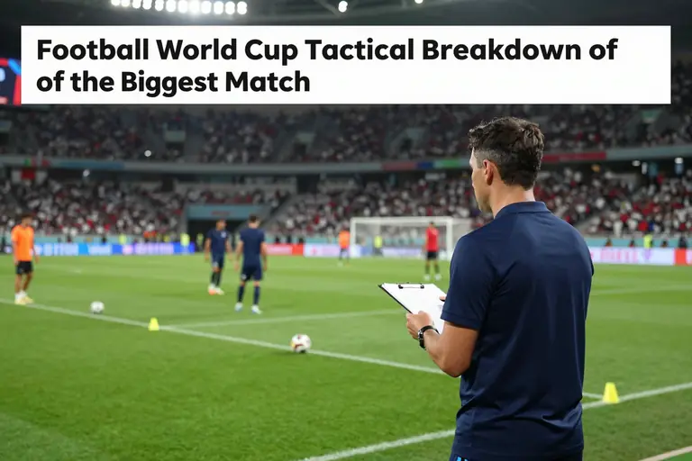 Football World Cup Tactical Breakdown of the Biggest Match