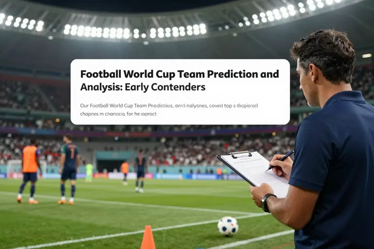 Football World Cup Team Prediction and Analysis: Early Contenders