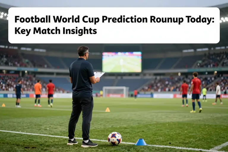Football World Cup Prediction Roundup Today: Key Match Insights