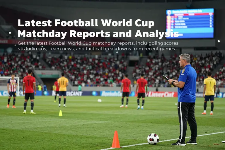 Latest Football World Cup Matchday Reports and Analysis